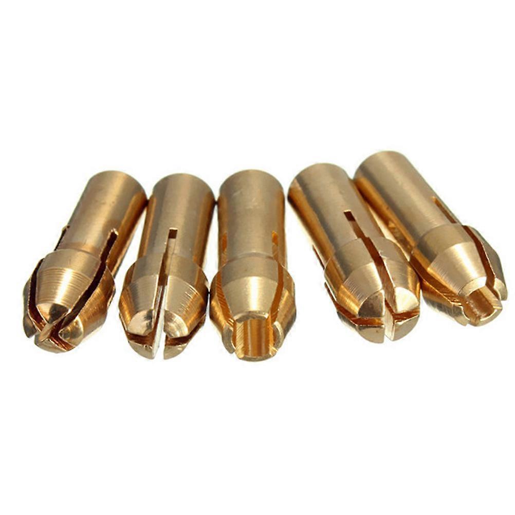 Rotary Tool Collet Multi-Function Micro Self-Tightening Drill Chuck 7Pcs Set