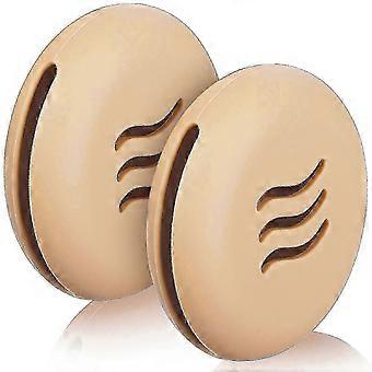 2-Piece Makeup Sponge Holder Set for Beauty Blenders and Cosmetics, 7.4x7.4x2.4cm Storage Organizer