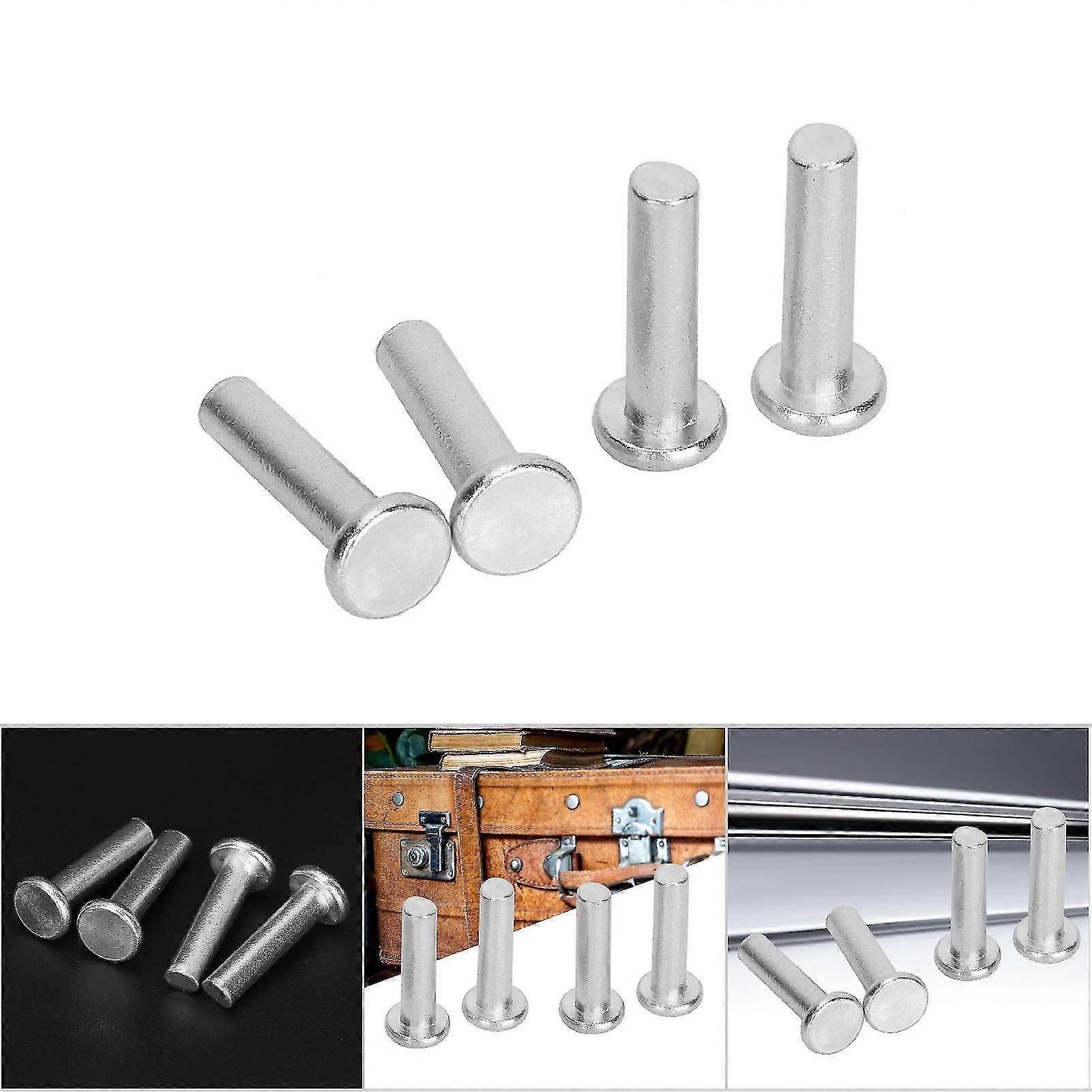 20pcs GB867 M630 Aluminum Flat Head Solid Rivets Durable