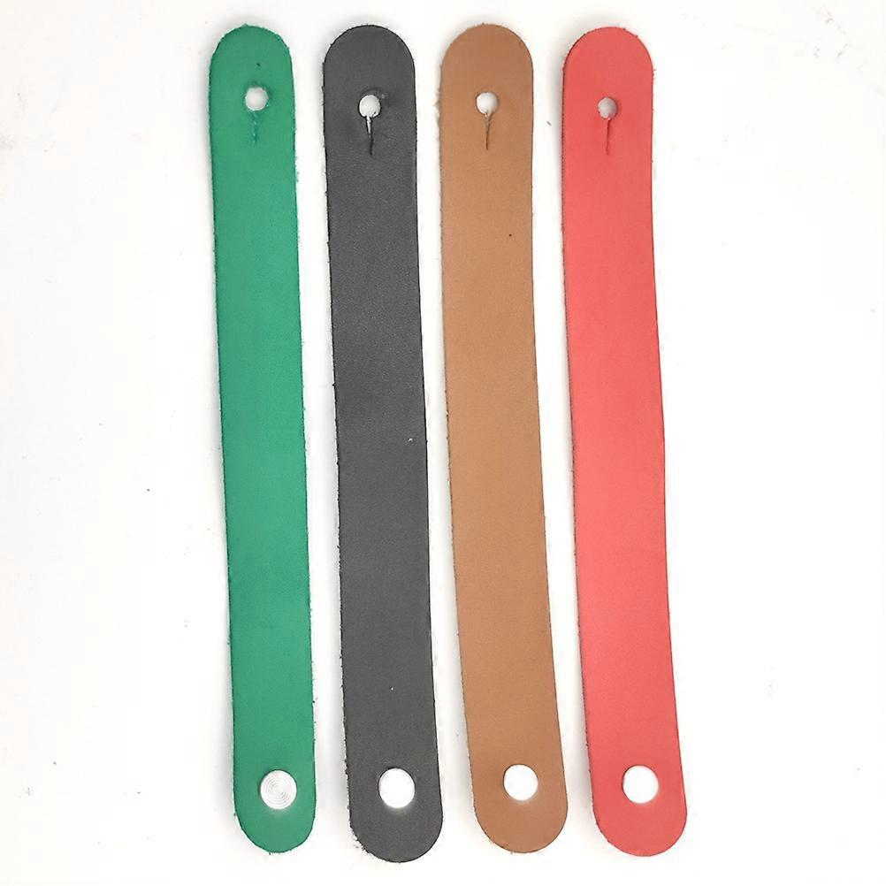 Guitar Strap Holder Neck Strap with Button Safe Lock 4Pcs Assorted Color