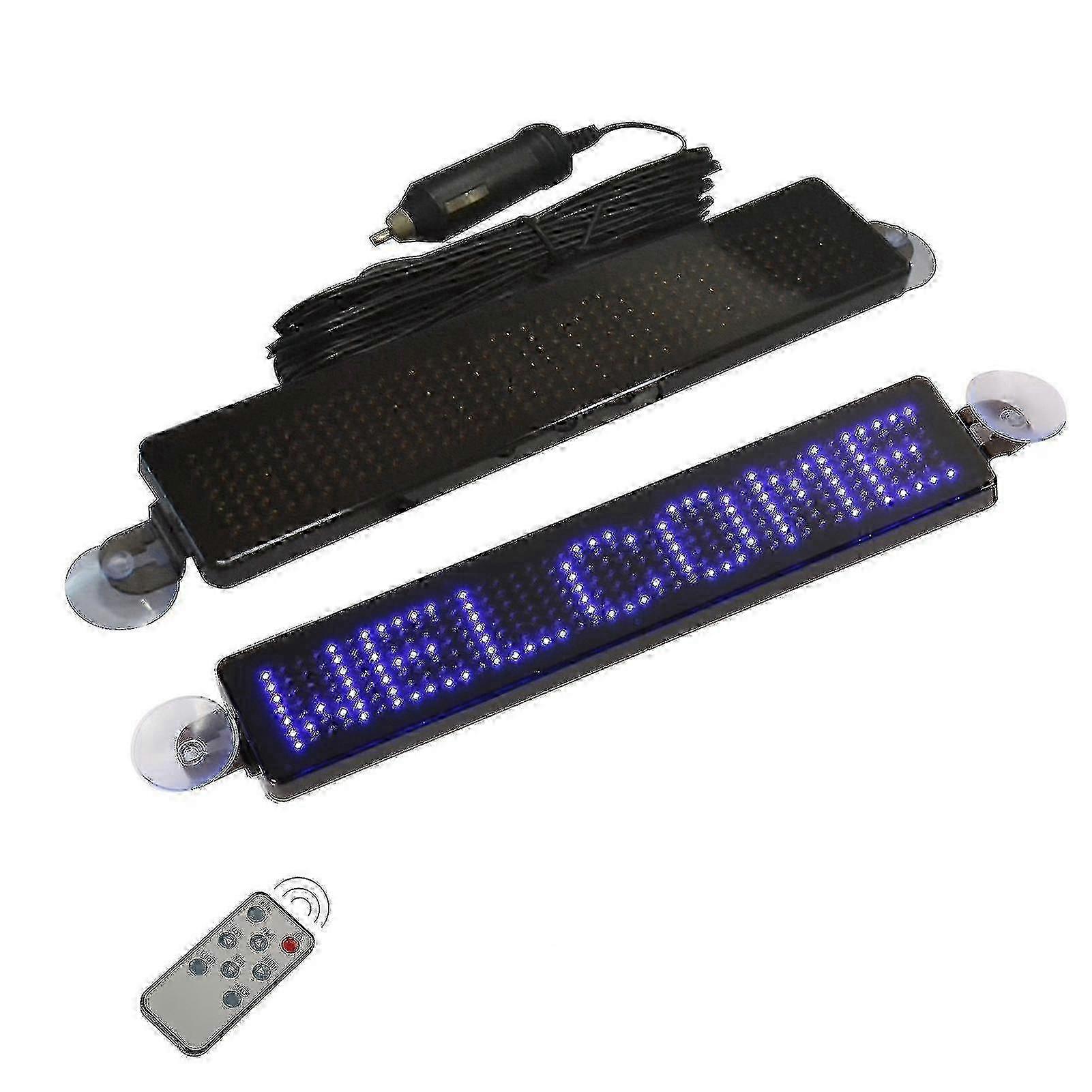 Clearance DC 12V LED Remote Control Programmable Scrolling Message Sign Board