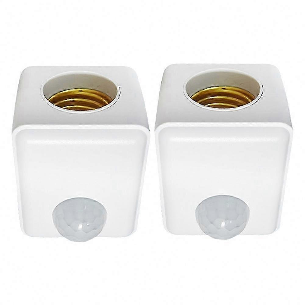 E27 Infrared Motion Sensor Light Socket with Automatic Human Detection and EU Plug