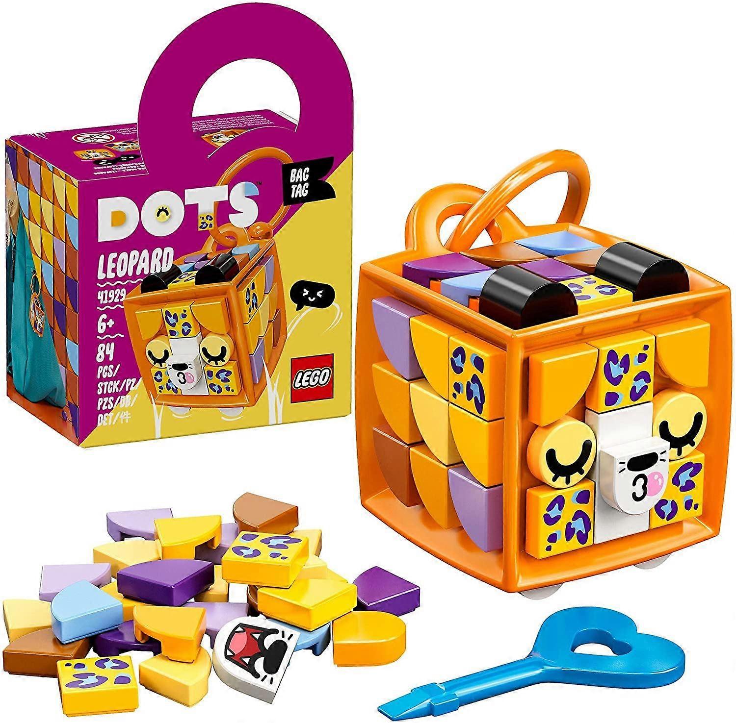 LEGO DOTS Çanta Etiketi Leopard Aksesuar Seti 41929