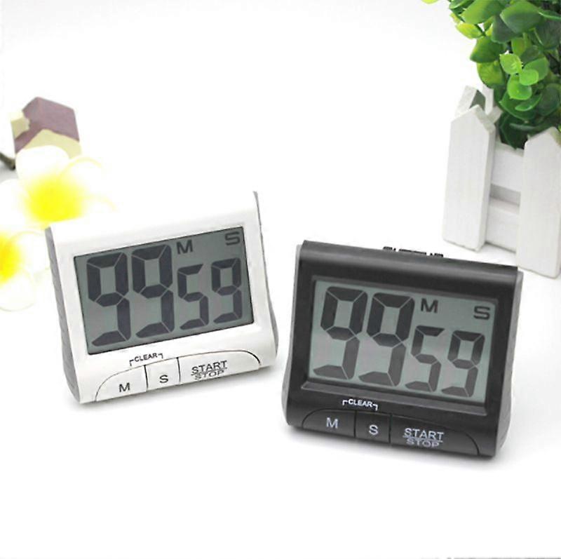 Multifunctional kitchen cooking alarm clock baking tool countdown electronic digital timer timer in white bien1953