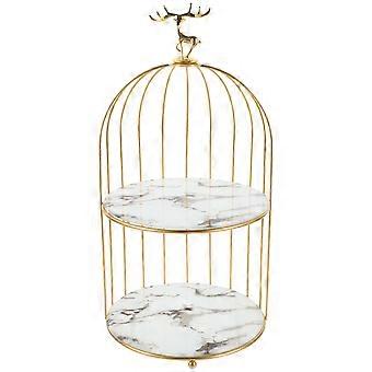 Bird Cage Cosmetics Storage Rack Makeup Perfumy Storage Stand Dresser Organizer