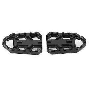 Motorfiets brede voetsteun CNC aluminiumlegering pedalen geschikt voor Suzuki DL650 DL1000 VSTROM 650XT/1000XT (zwart)
