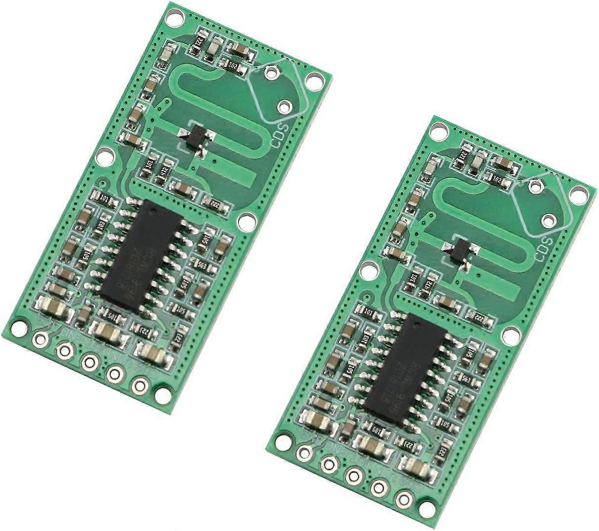 2-Pack RCWL-0516 Microwave Radar Sensor Switch Module 3.3V Output