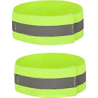 Night Running Reflective Wristband Night Safety Equipment Bracelet réfléchissant 2pcs