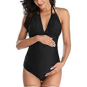 1pcs Maillots de Bain de maternit Une pice col en V de Grossesse Maillots de Bain Halter de maternit Bikini
