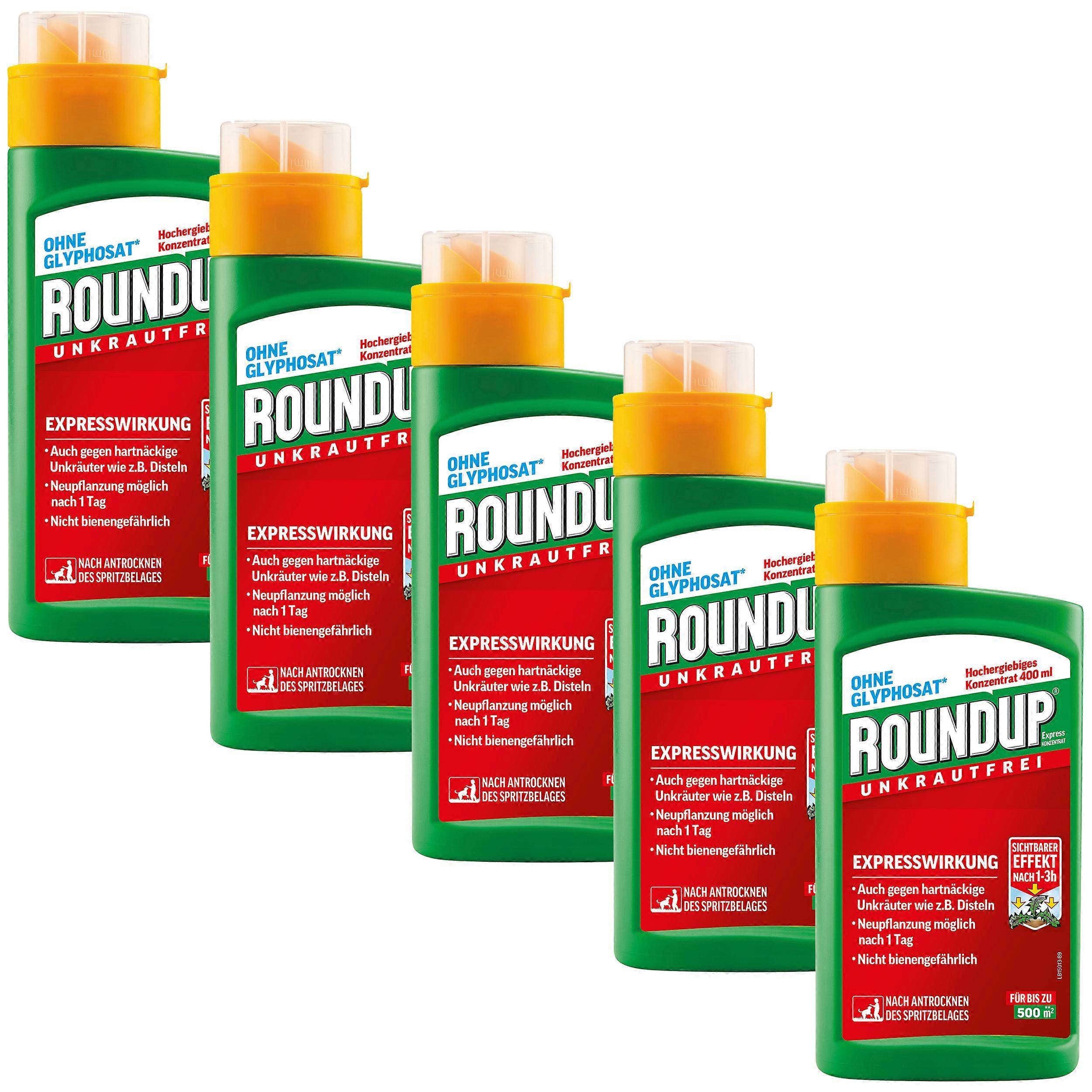 5 x ROUNDUP® Express konsantresi, 400 ml
