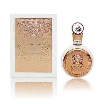 Fakhkar Latifa White & Gold Perfume Bottle - Unisex Fragrance, Elegant Aroma for Everyday Use