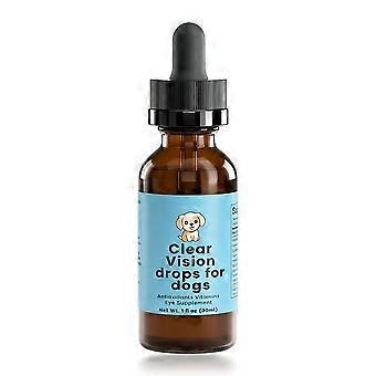 Augen-Wellness-Tropfen für Hunde, Antioxidantien-Vitamin-Nahrungsergänzungsmittel für die tägliche Augenpflege, 30 ml