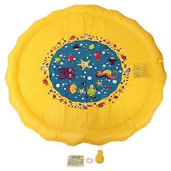 Inflatable Water Spray Mat Kids Sprinkler Play Mat Outdoor Foldable
