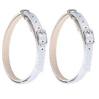 Silver High Heel Shoelace for Women Cross Shoe Straps Anti-Drop 3Pairs