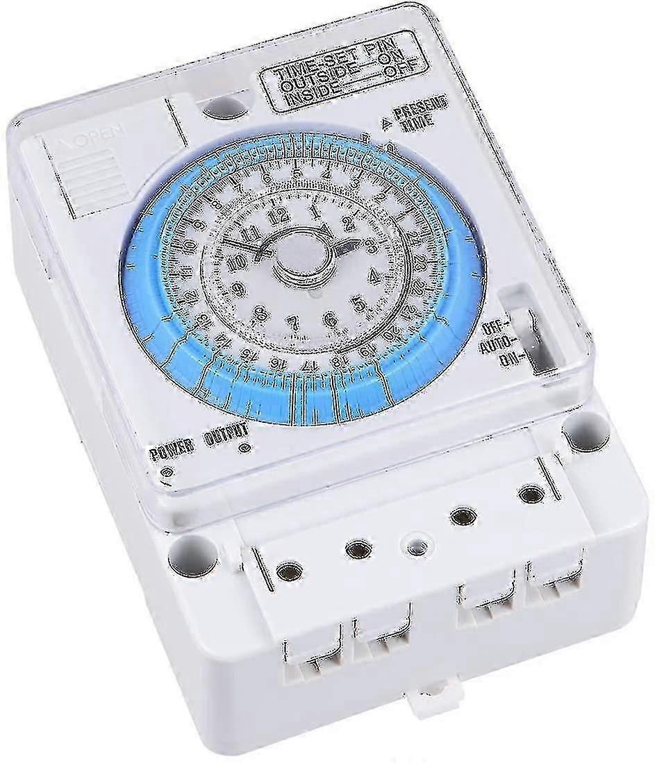 Mechanical Timer, 12vac/ Dc Time Control Switch Kitchen Timer Portable Precise Timer Time Control Switch For Outdoor