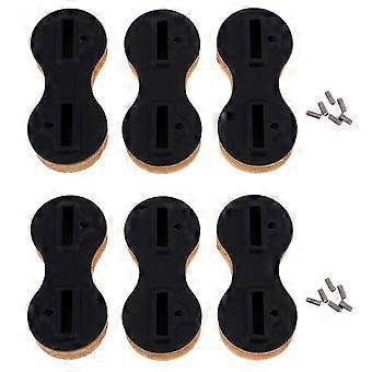 6Pcs compatible with Fcs Fusion Fin Box Surfboard Fins Surf Fin Fcs Plugs 5 Degree Surfboard Accessories