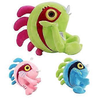 23cm 3Colors Anime Kawaii Murloc Cute Cartoon Animal Fish Green Blue Pink Plush Peluche Soft Stuffed [XR]