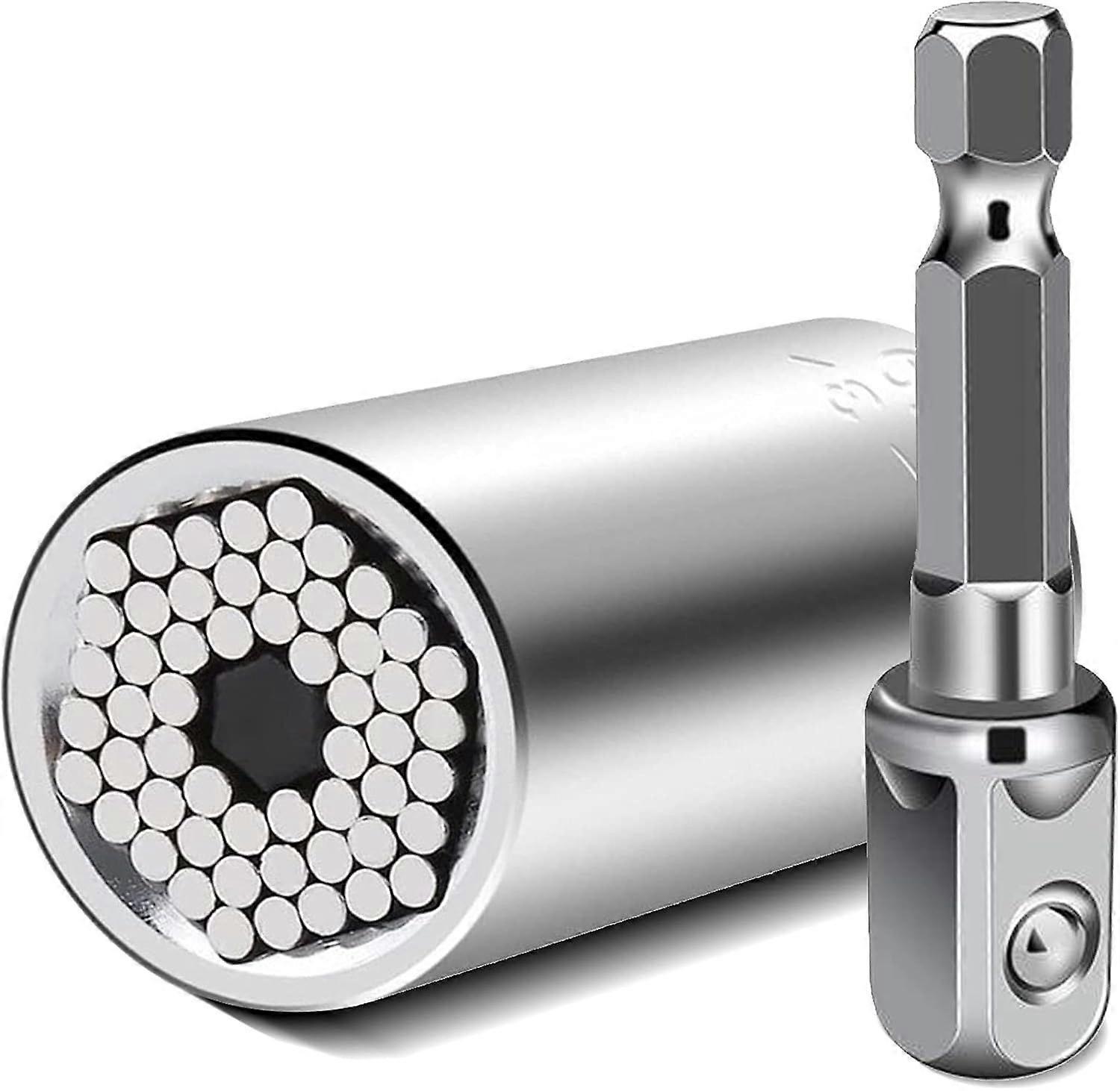 Universal Socket - 1/4"-3/4" - Ratchet - Power Drill Adapter