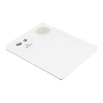 Eyelash Grafting Pallet Lash Extension Holder Grafting Operation 1Pcs White