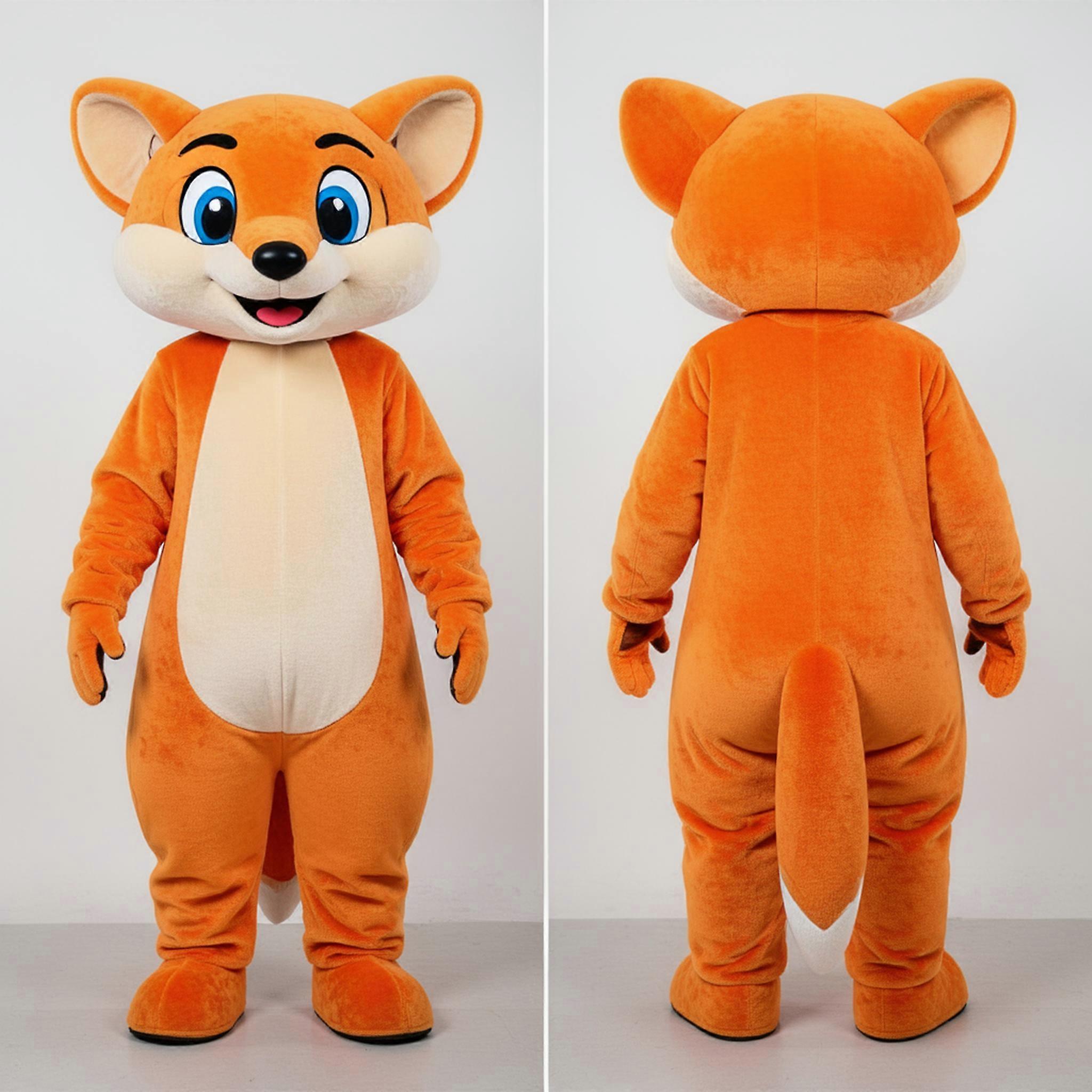 MASTICOT Ginger Cartoon Mongoose Mascot