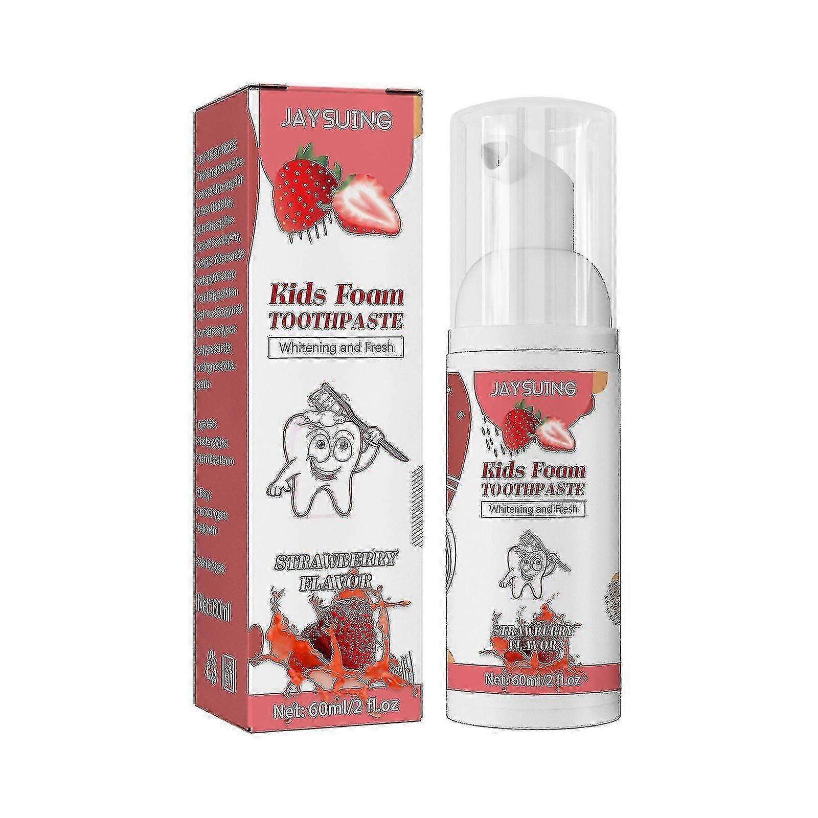 Jaysuing Kids Foam Toothpaste Strawberry | A