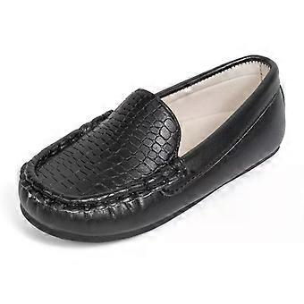 Simple / Boys Catwalk Leather Shoes 2025 Versatile Kids School Formal Uniform Flat Shoes Children Causal Performance Loafers