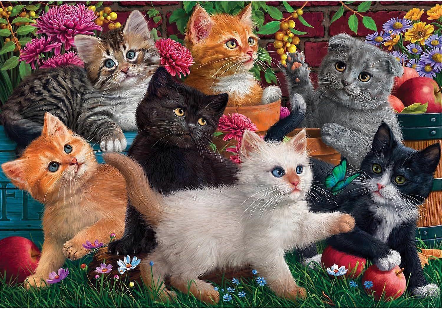Kittens at Play Jigsaw Puzzle VV044