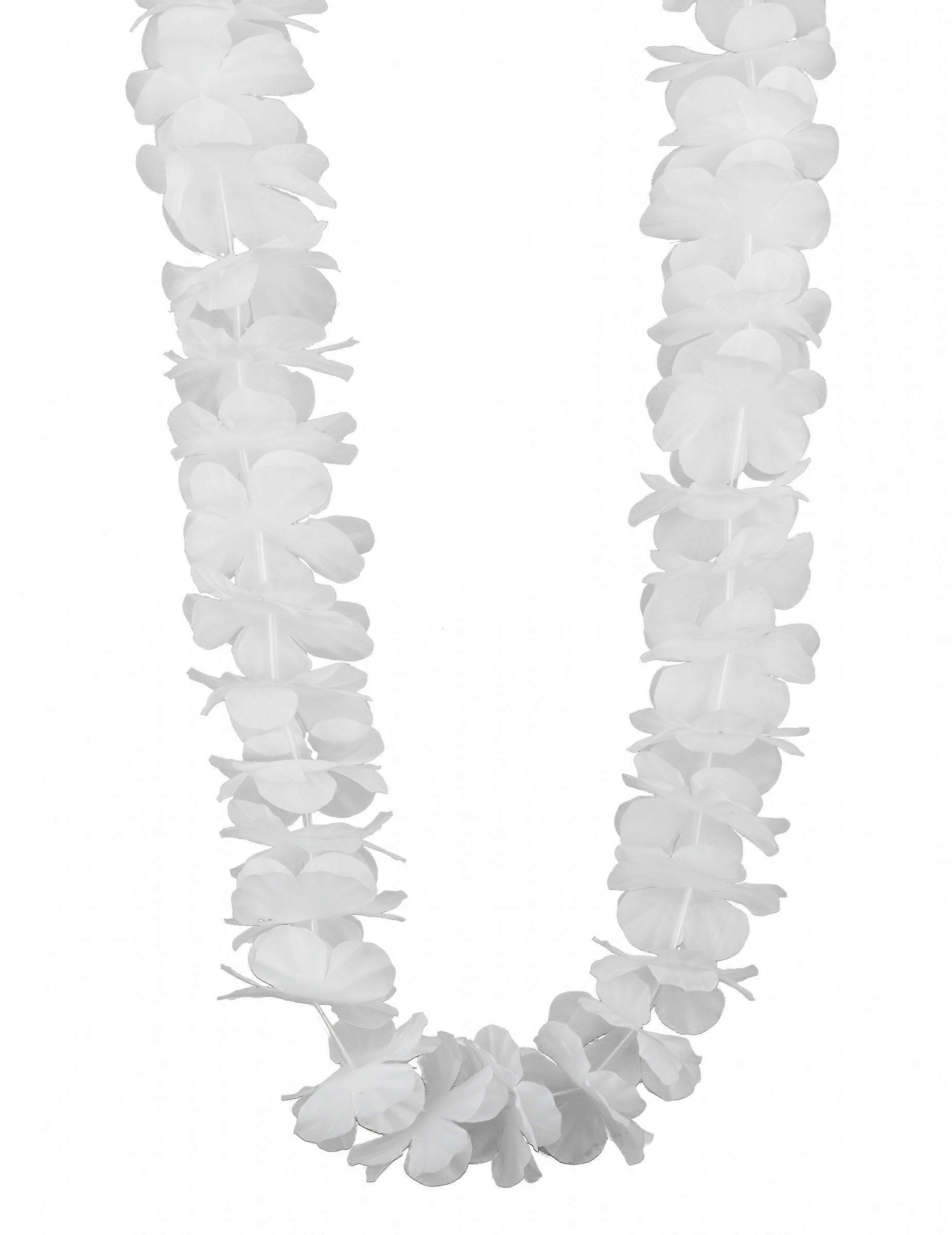 White Hawaiian necklace