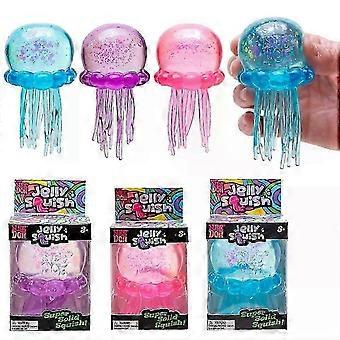 Squishy Jellyfish Stress Relief Toy Sensory Squeeze Silicone for Kids and Adults