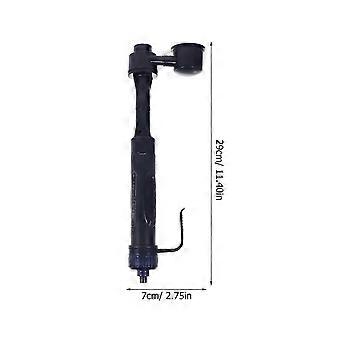 Aquarium Gravel Cleaner, Plastic Fish Tank Vacuum Siphon for Water Change, Debris Removal Tool for Small and Large Tanks, 34 x 16 cm