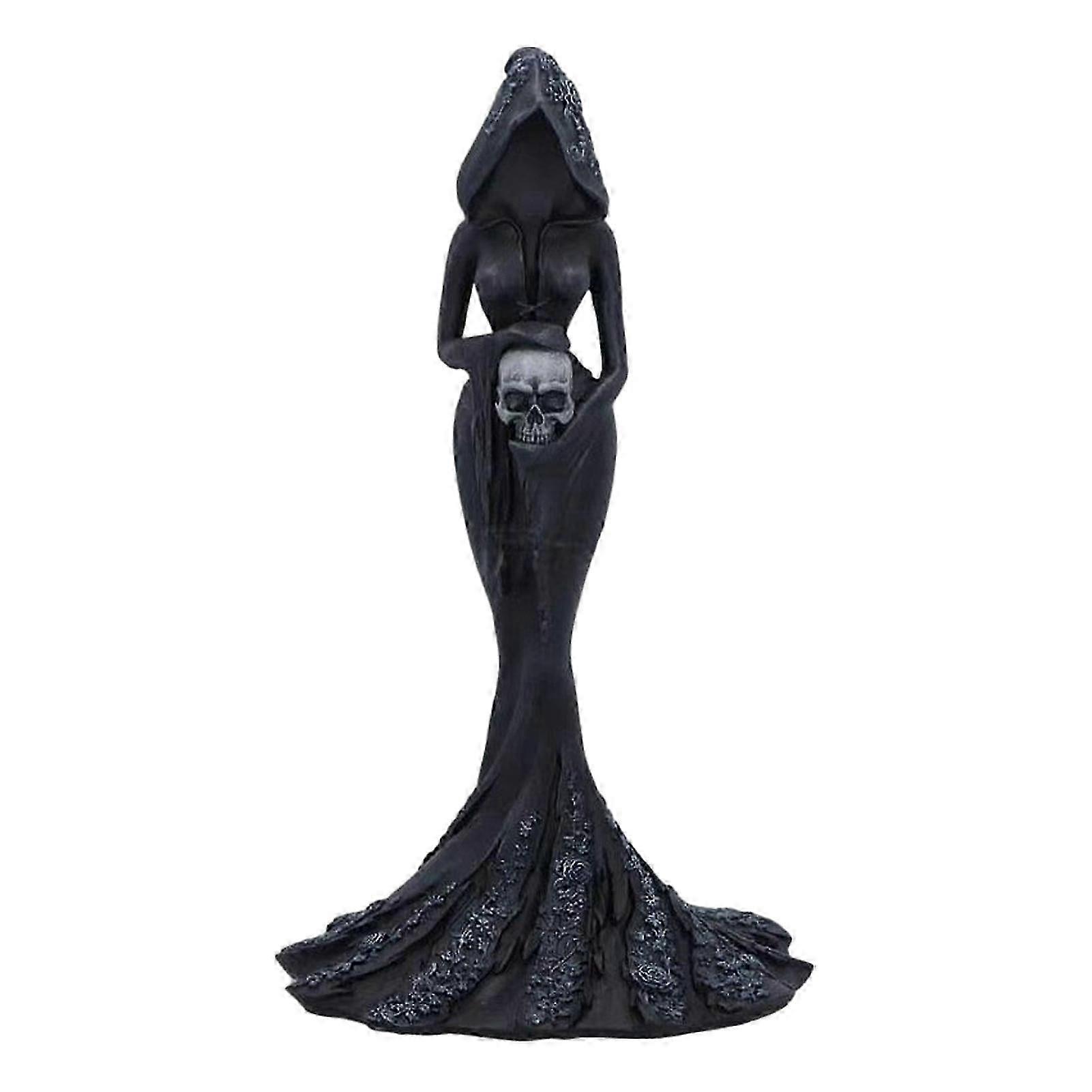 Faceless Ghost Statue compatible with Halloween Interior Decoration and Gift Display