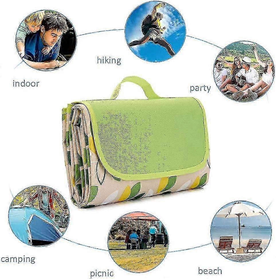 Large Foldable Beach Blanket 145x180cm