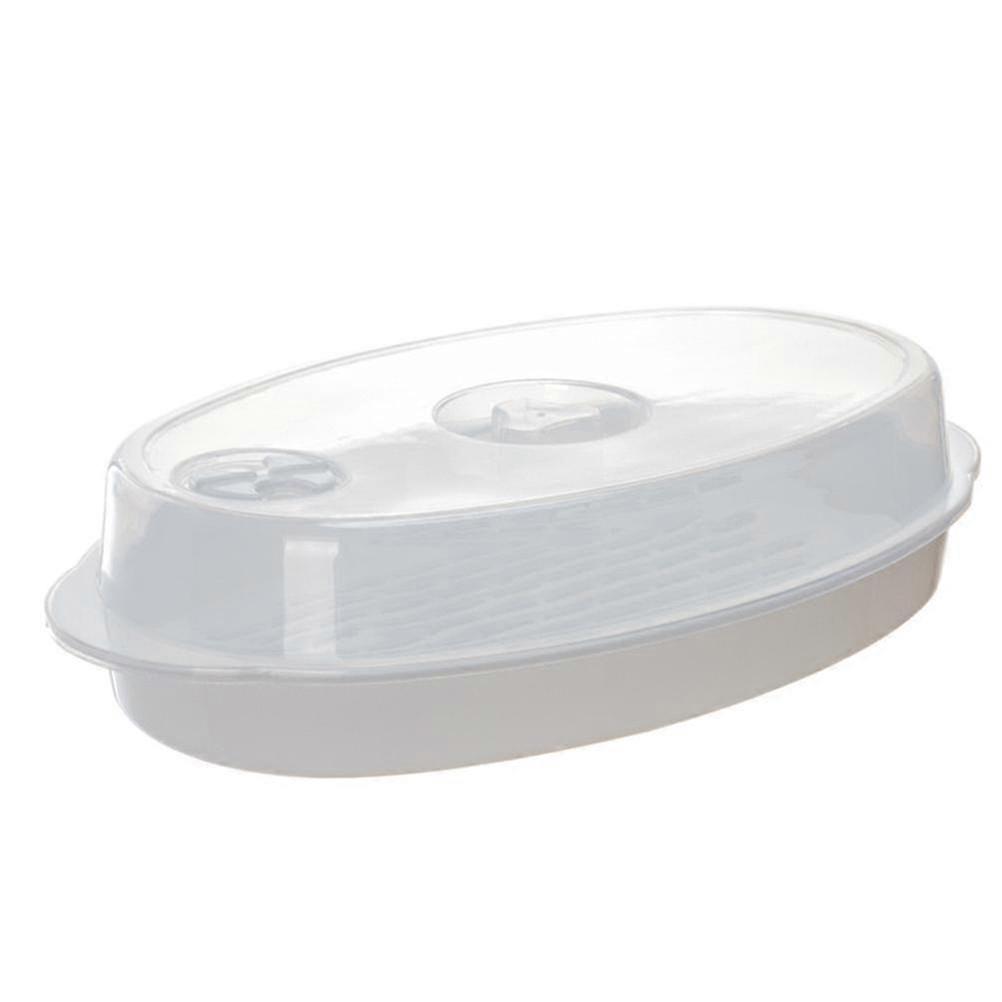 Durable Oval Steamer Tray Microwave Safe