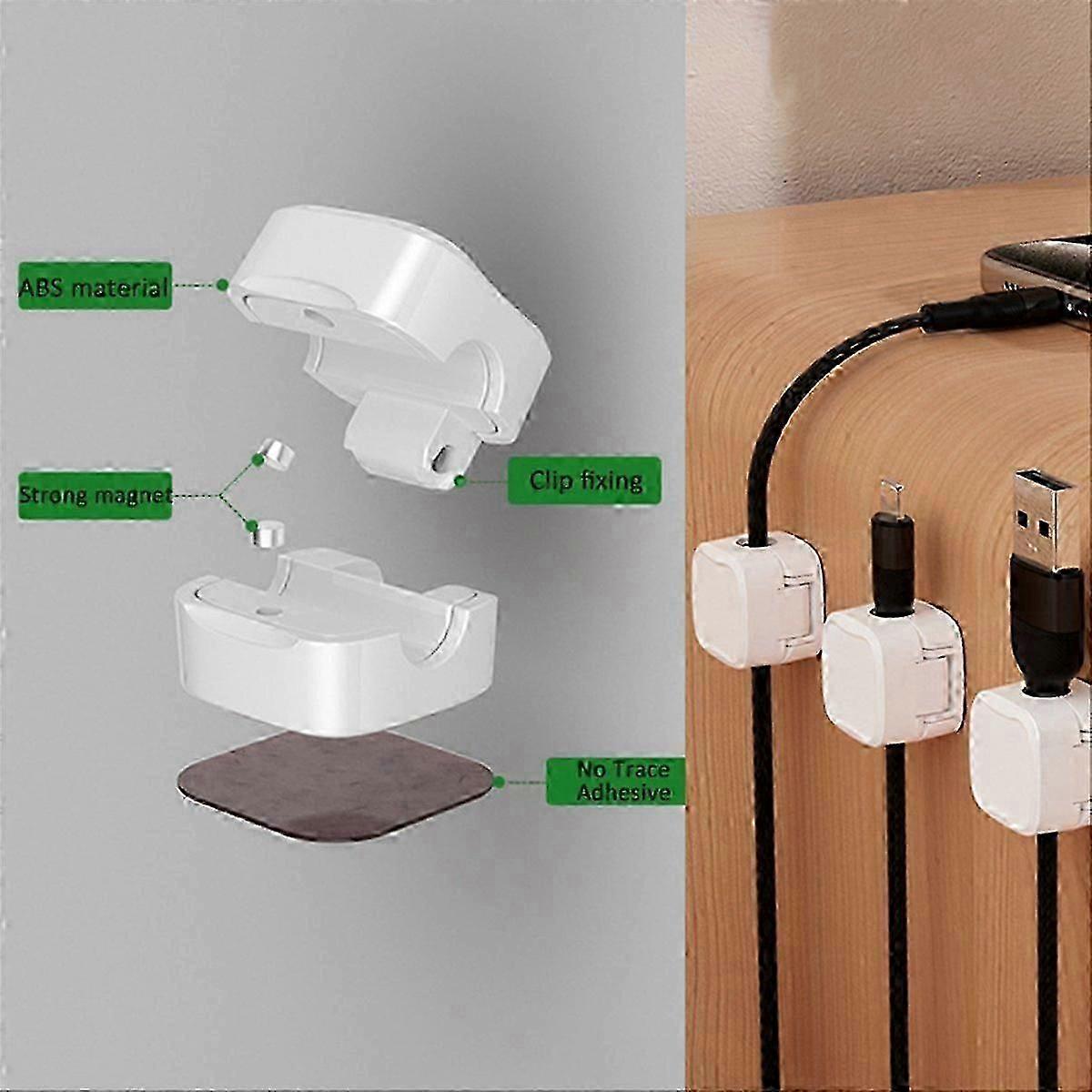 Slim Magnetic Cable Organizer Clips