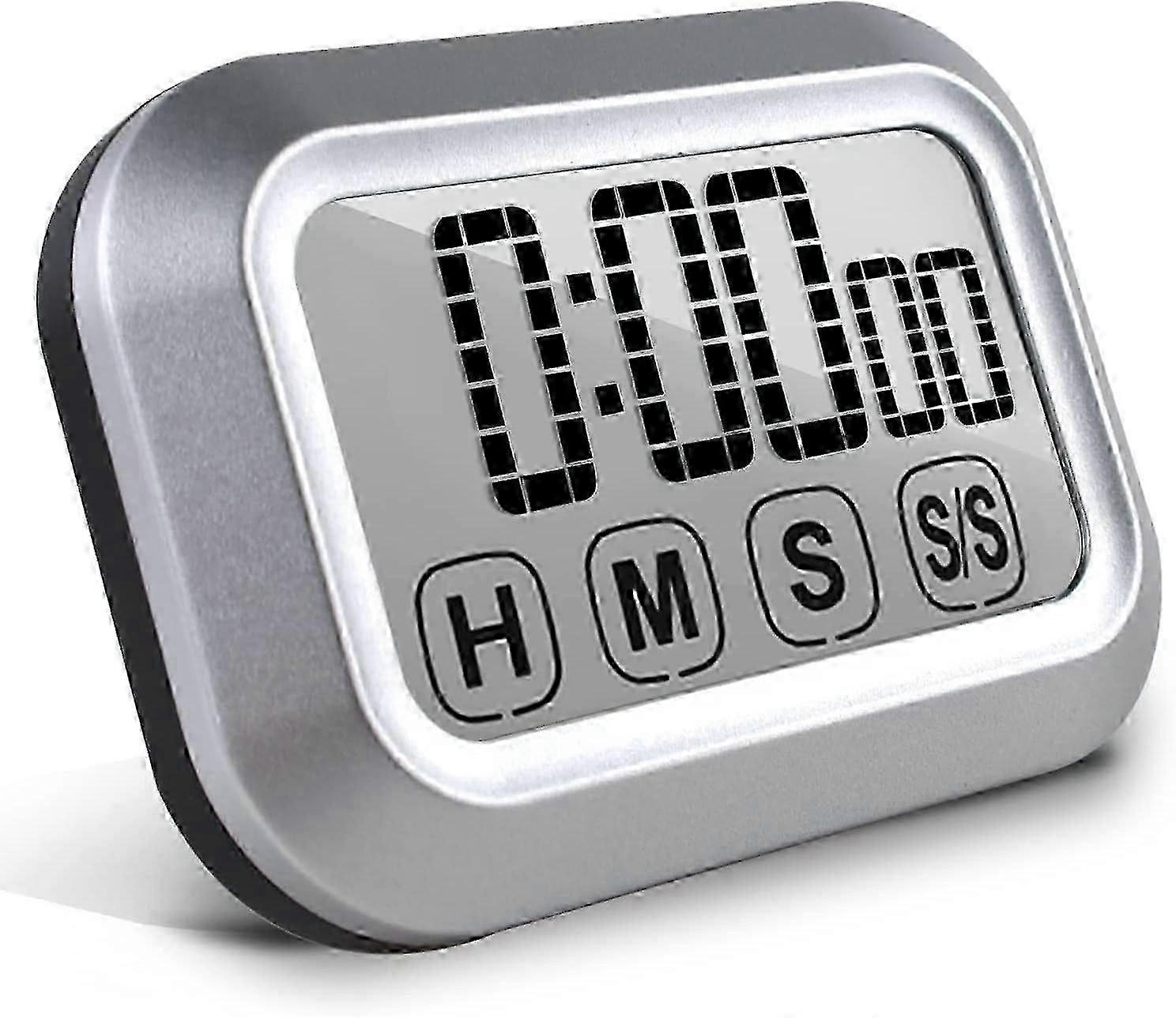 2024 Suitable Digital Kitchen Timer Touch Screen Cooking, Magnetic Countdown Timer, High Volume, Large LED Display