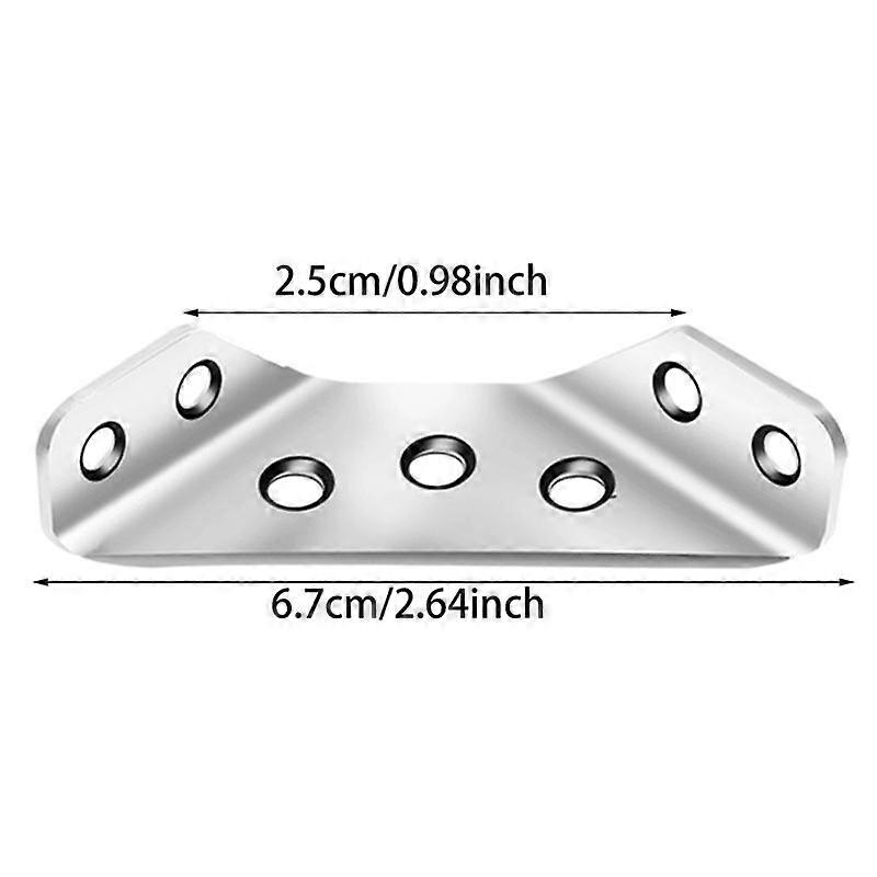 Stainless Steel Angle Code Corner Bracket Trapeziform Angle Code Shelf Support Fastener