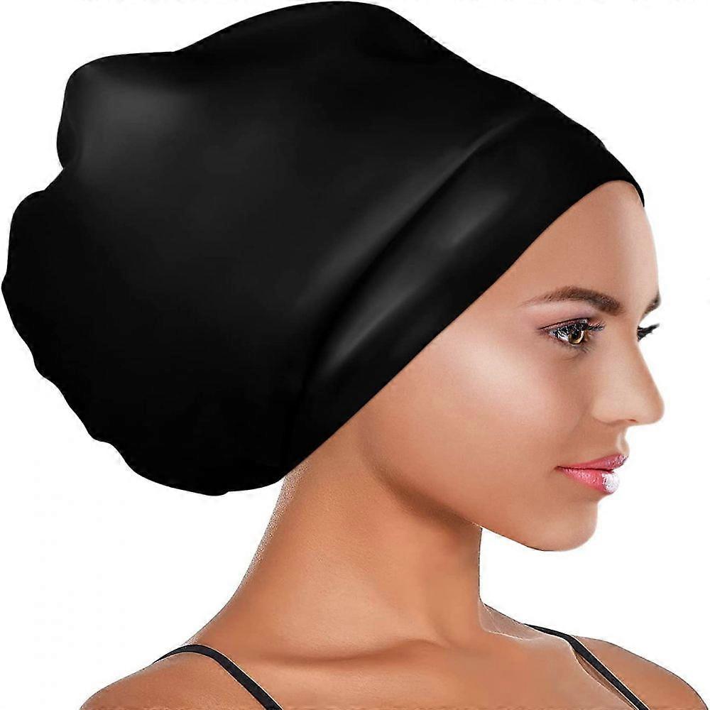 Extra Large Silicone Swim Cap for Dreadlocks and Braids