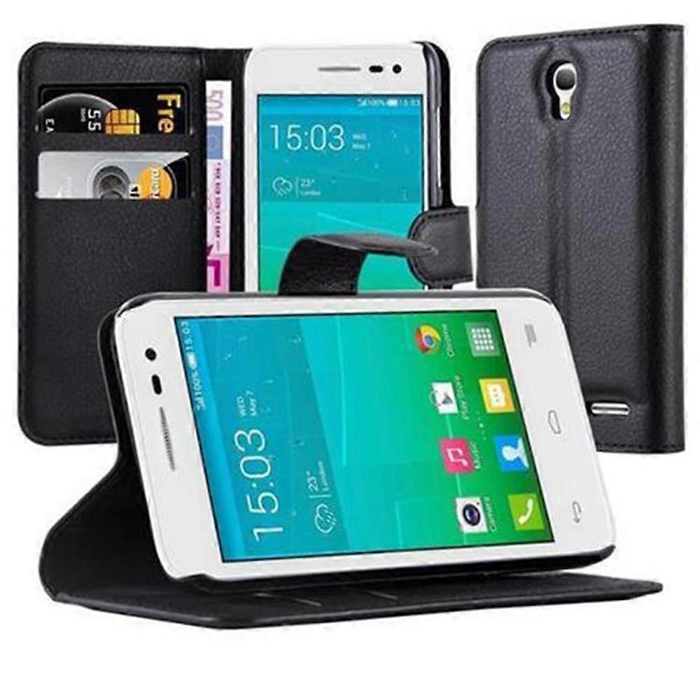 Case compatible with Alcatel OneTouch POP S3 - Protective case with card slots and stand function