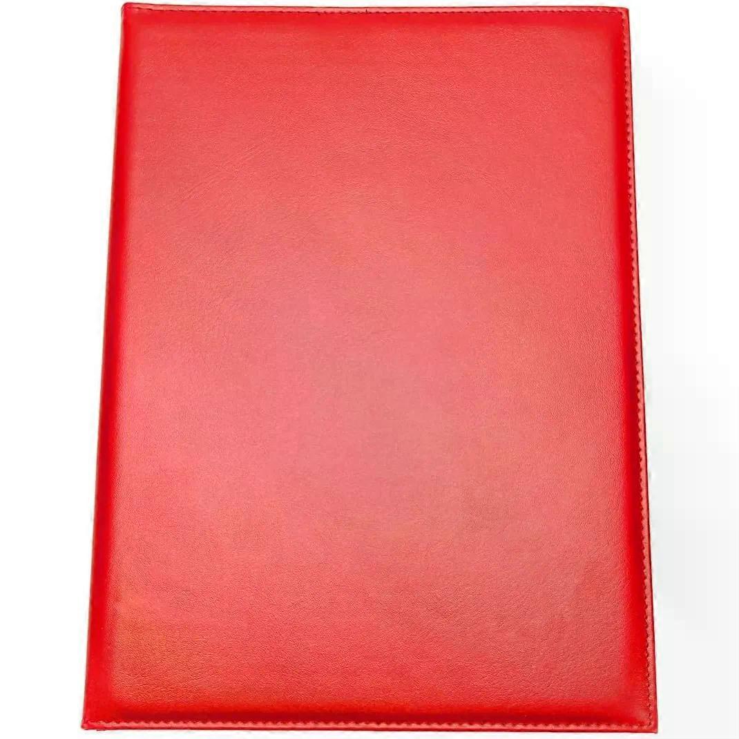 Red Leatherette Certificate Holder for A4 Awards and Documents