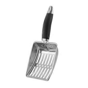 Fast Litter Sifting Cat Litter Scoop with Ergonomic Handle – Large Stainless Steel