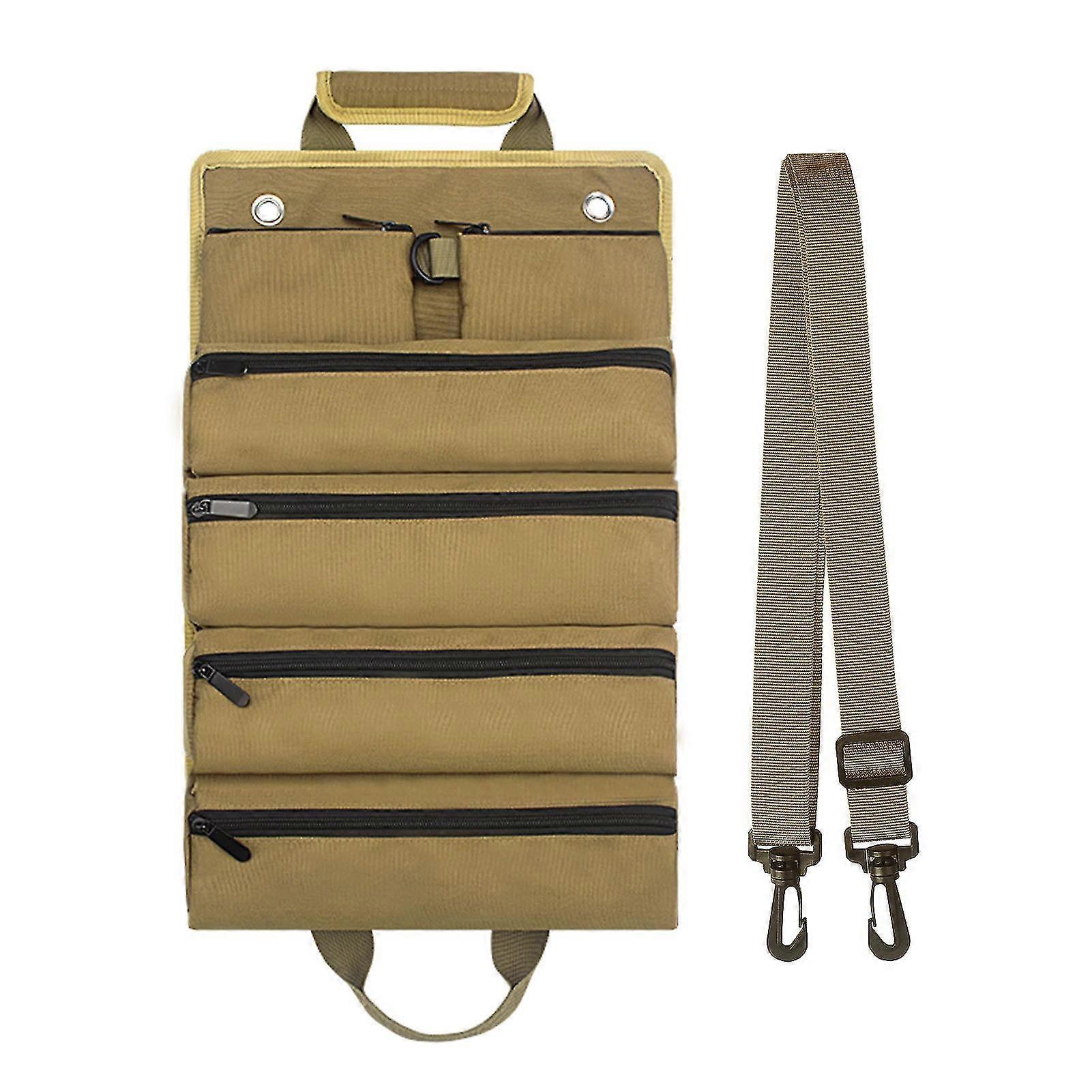 Roll Up Hardware Tool Bag 6 Compartments