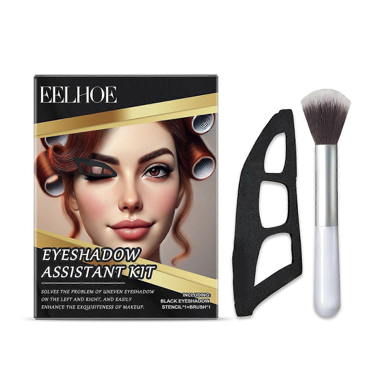 Easy-Clean Reusable Eyeshadow Stencil Kit