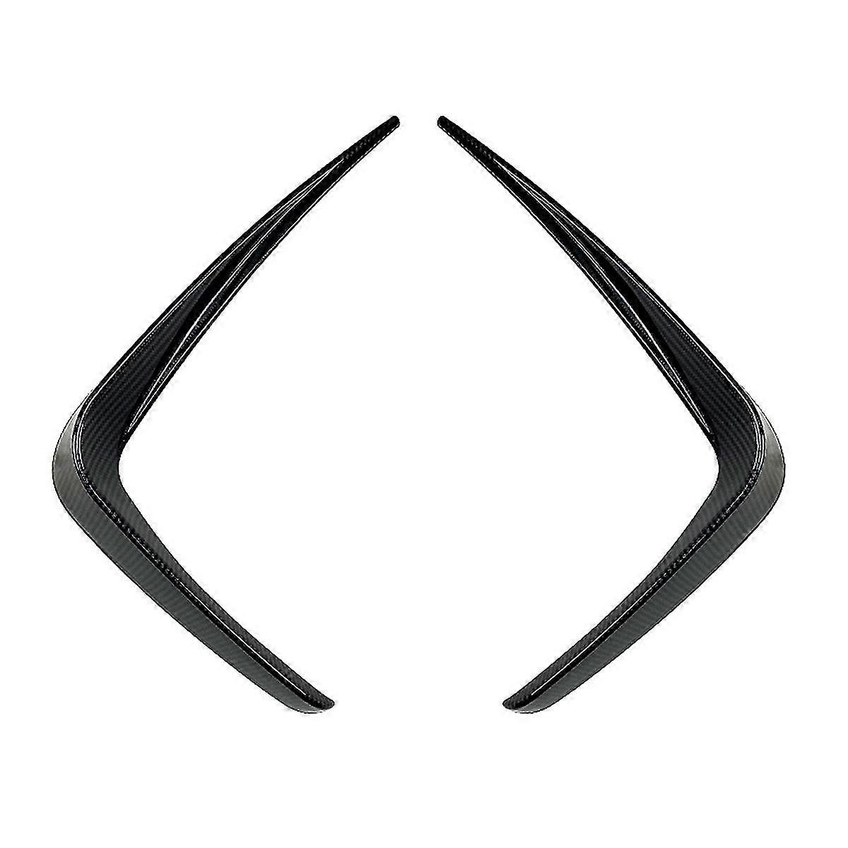 Car Front Bumper Splitter Spoiler Trim Fog Light Canard For 3 Series G20 320i 325i 2019-2022 Carbon