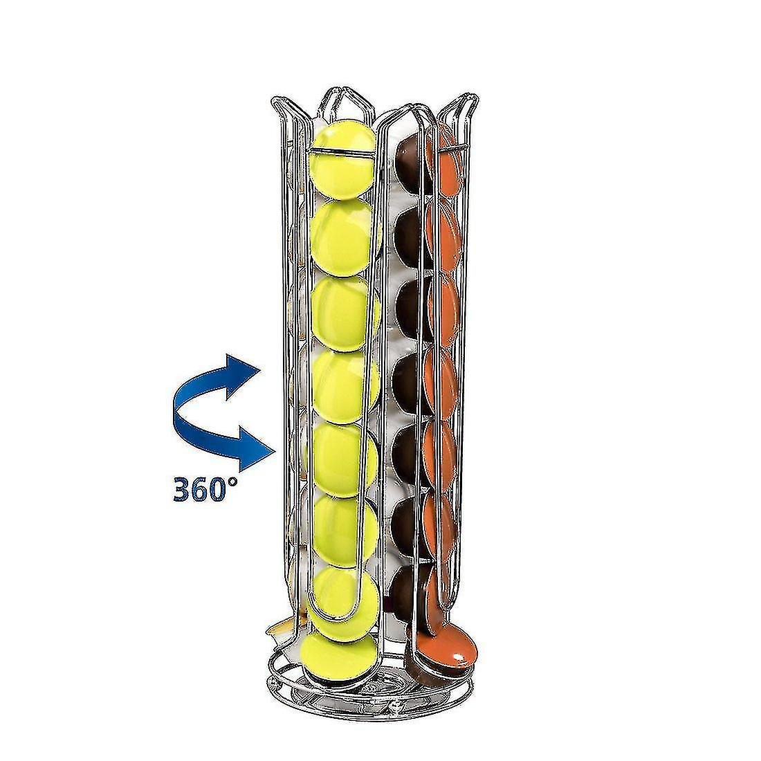 Rotating 32 Dolce Gusto Capsule Distributor Chrome Steel