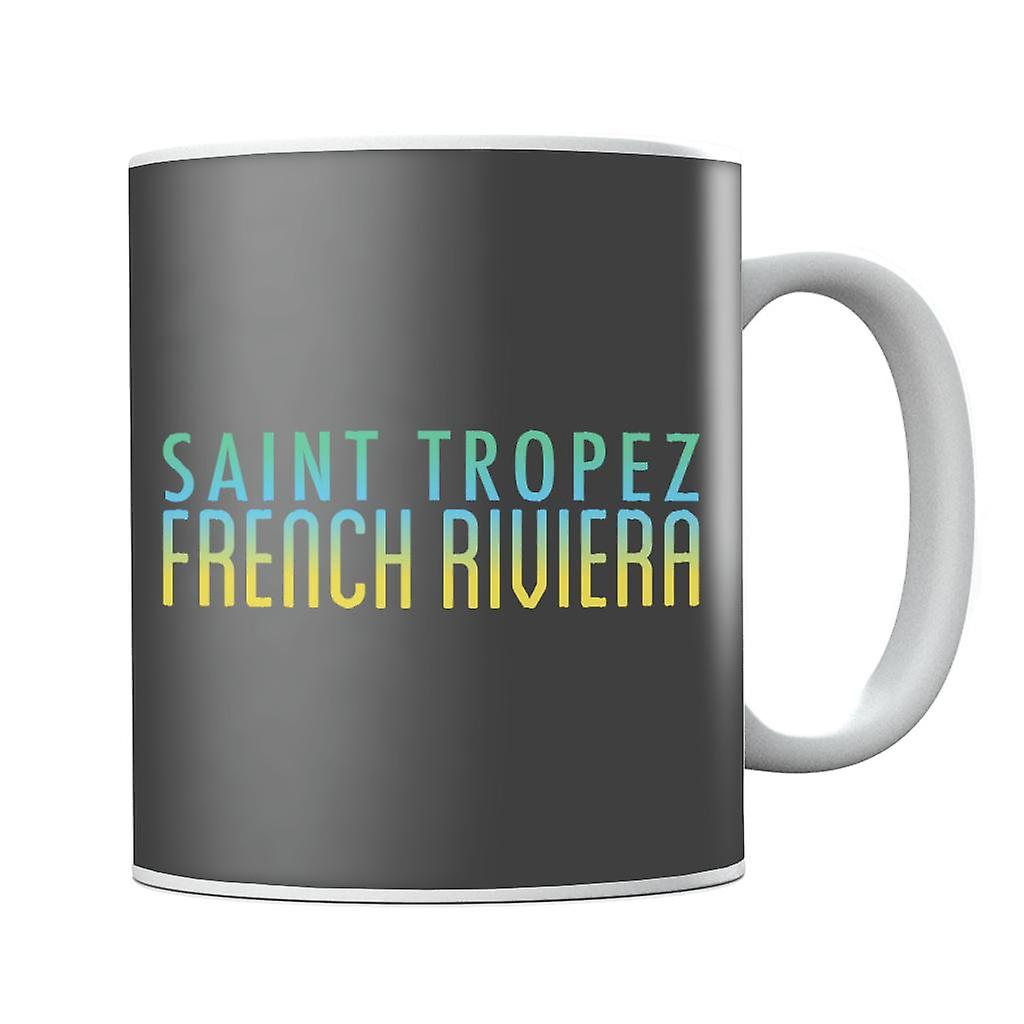 Saint Tropez Sunset Silhouette Mug