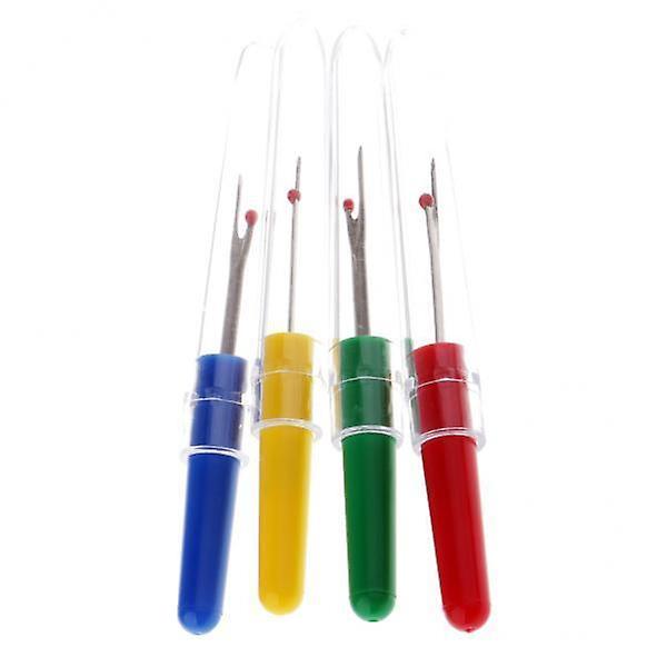 4x4pcs Plastic Handle Sewing Stitch Thread Unpicker Seam Rippers Set 2#
