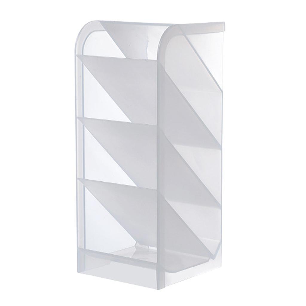 Decorative Matte PP Pen Cup Stackable Makeup Tool Holder Remote Control Holder