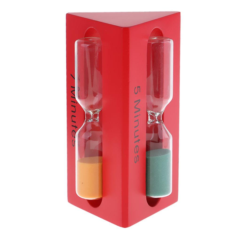 3/5/7 Minute Sand Clock Hourglass Kitchen Timer Kitchen Timer Red