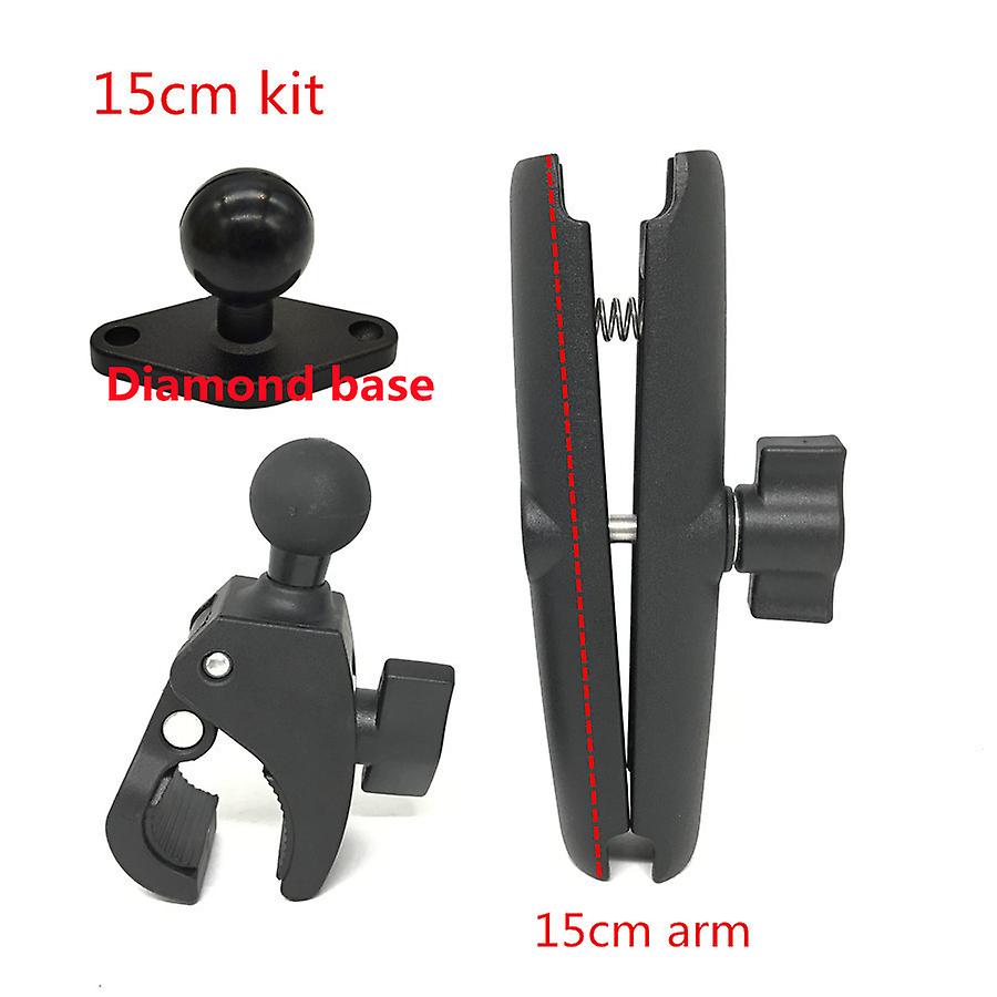 Tough-claw Mount With Double Socket Arm And Round Amps Base Adapter For 1 Inch Mount Gadgets Extension Arm