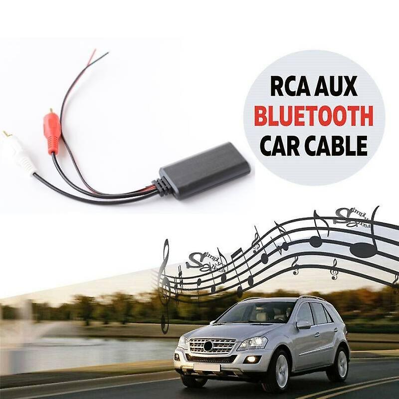 Car Radio Wireless Bluetooth Receiver Module Aux Adapter Music Audio Adapter For Vehicles With 2rca Interface